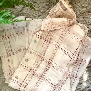 Contemporary Abstract Plaid Shirt